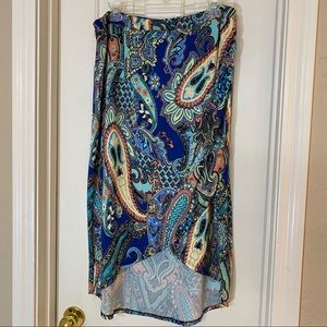 Multicolored Floral Skirt